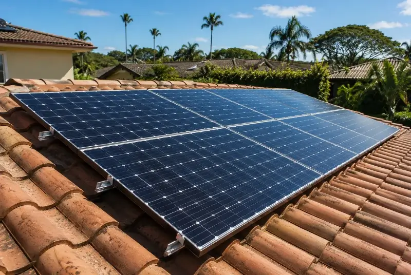 Installation de panneaux solaires à Marpiré